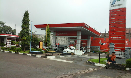 Pertamina gas station Warungkondang