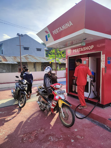 SPBU Pertashop Tanah Runtuh