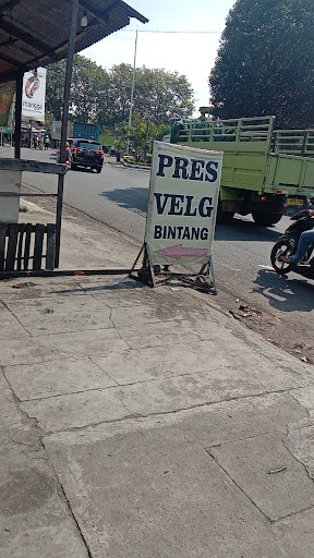 Bengkel pres velg bintang timur stasiun bangil